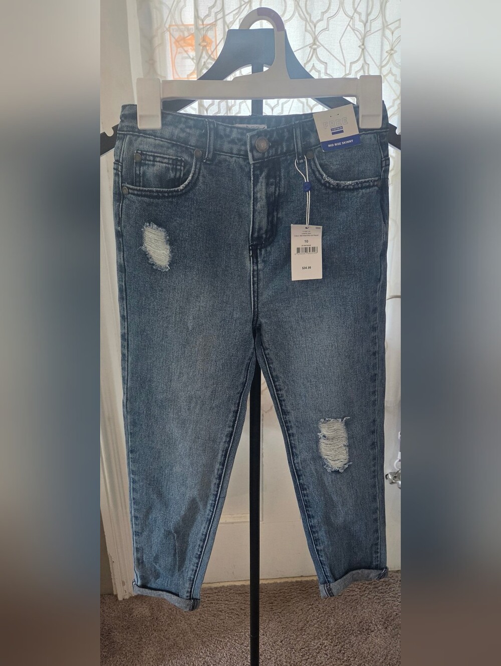NWT FREE x Cotton On Indiana Mid Rise Skinny Jeans Size 10 $34.99 Retail